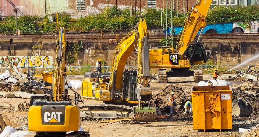 demolition construction site
